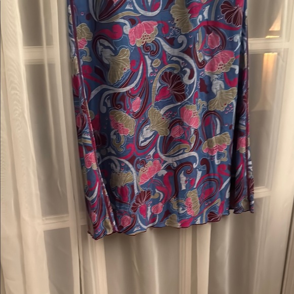 title nine Blue and Plum Short Sleeve Mini Dress - Picture 6 of 7